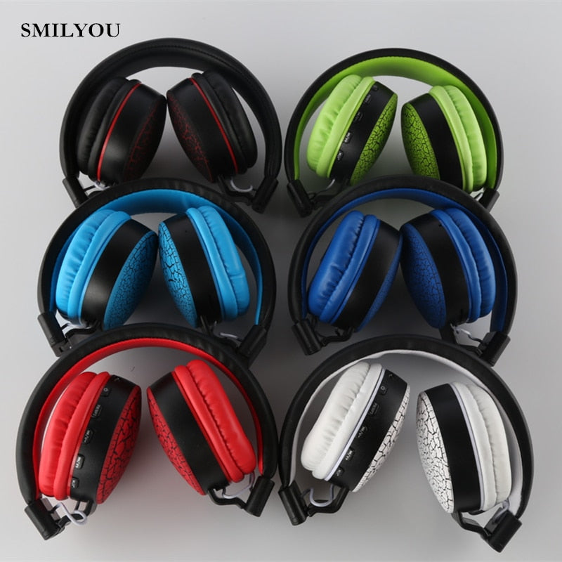 SMILYOU MS772 Crack Wireless Bluetooth Headphone Headband Earphone Stereo Bluetooth Headset Sport Bluetooth Earpiece Headphones