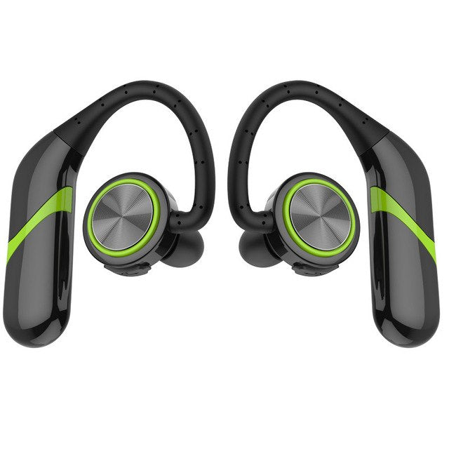 Bluenin TWS True Wireless Earphones Bluetooth Headphone IPX6 Waterproof Stereo Bluetooth Earbuds with Mic Over Ear Headphones