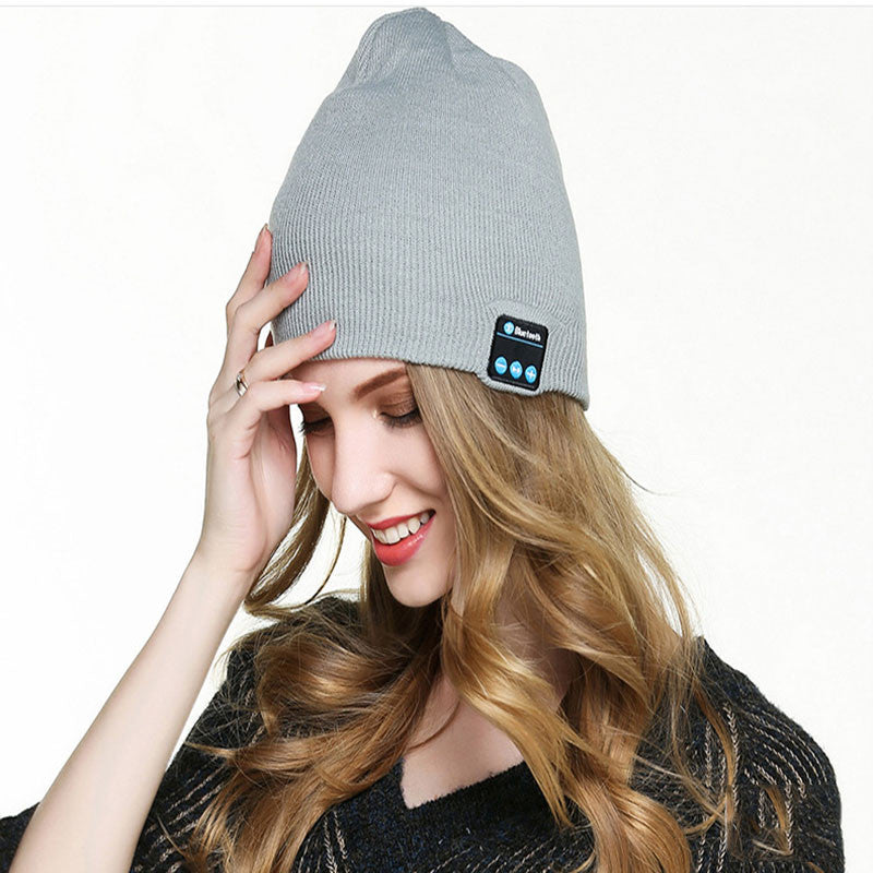 Smart Hat Bluetooth Beanie Hat With Wireless Bluetooth Headphone
