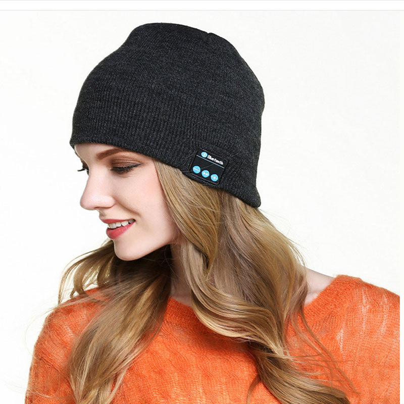 Smart Hat Bluetooth Beanie Hat With Wireless Bluetooth Headphone