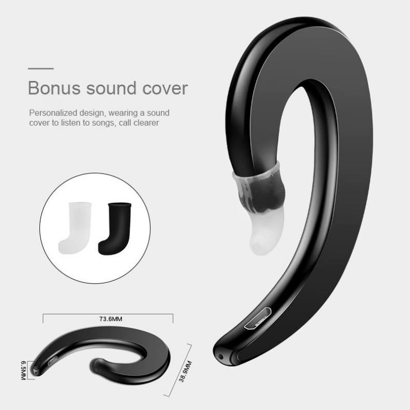 Bone Conduction Earphone waterproof  Bluetooth Headphone True Wireless Earbuds Bluetooth Headset With Mic Cordless Headphones